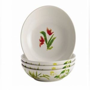 BonJour Meadow Rooster 4-pc. Bowl Set